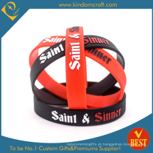 Preço Baixo Design Personalizado Silicone Wriatband &amp; Pulseira